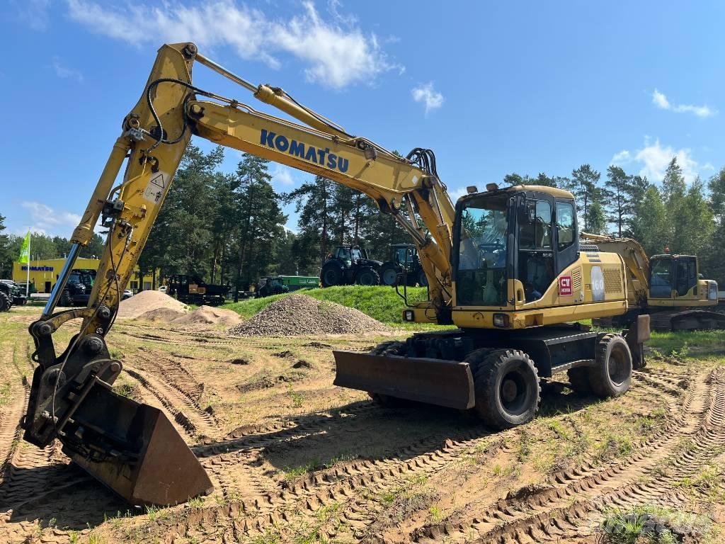 Komatsu PW 160-7 旋轉式挖土機/掘鑿機/挖掘機