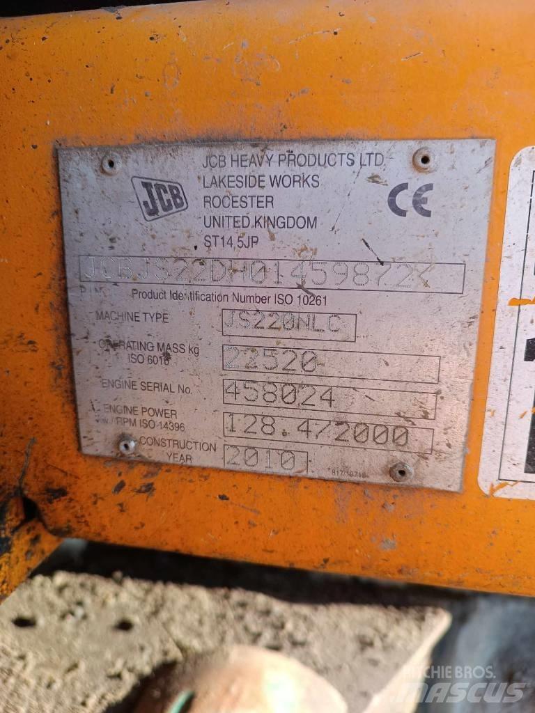 JCB JS 220 N LC 履帶式 挖土機/掘鑿機/挖掘機