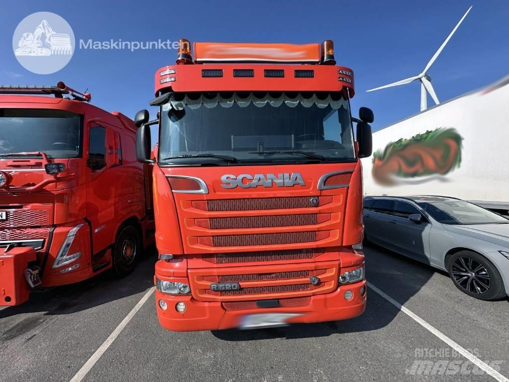 Scania R 520 LB 吊鉤式起重車