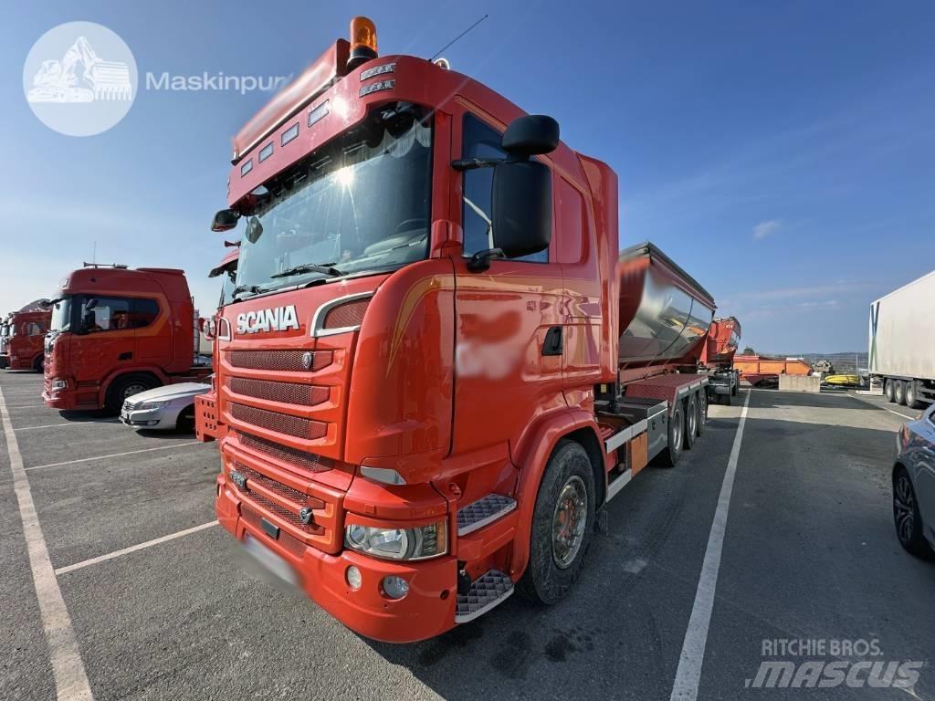 Scania R 520 LB 吊鉤式起重車