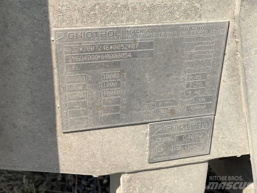 Gniotpol G4080 篷布拖車