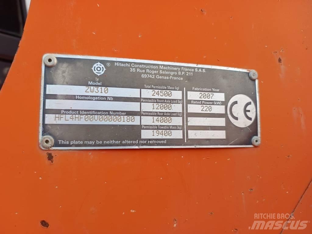 Hitachi ZW 310 輪胎式裝載機