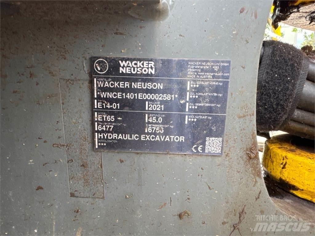 Wacker Neuson ET65 履帶式 挖土機/掘鑿機/挖掘機