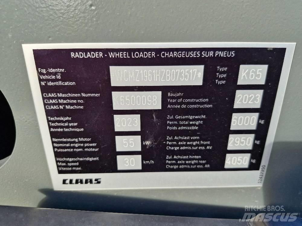 CLAAS Torion 535 農業用伸縮臂裝載機
