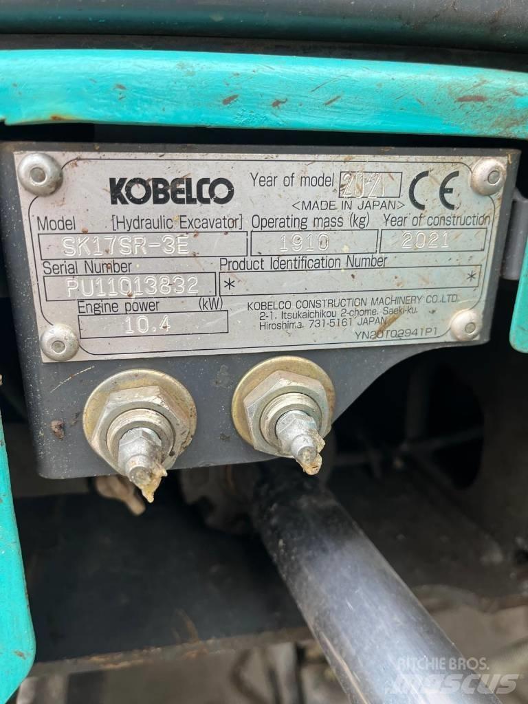 Kobelco SK 17 SR-3E 小型挖土機/掘鑿機<7t(小型挖掘機)