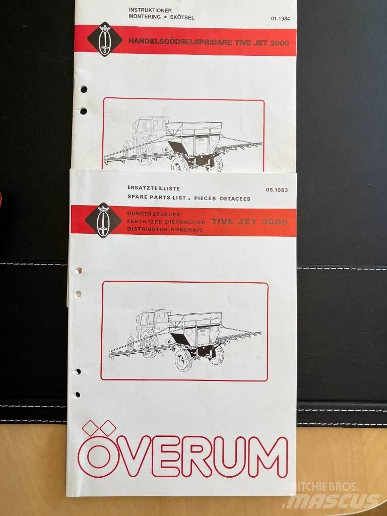 Överum Tive Jet 2000 礦物撒布機