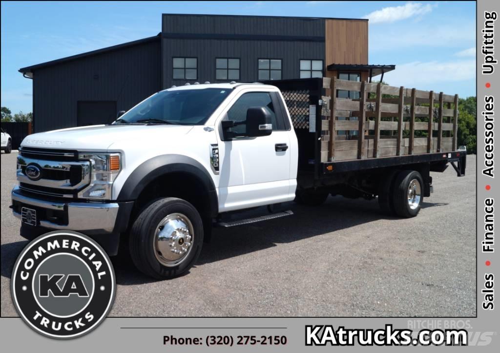 Ford F 550 XLT SD 平板式/側卸式卡車