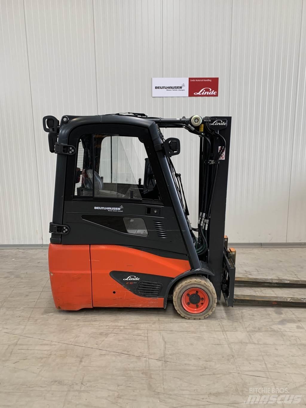 Linde E16C 電動堆高機