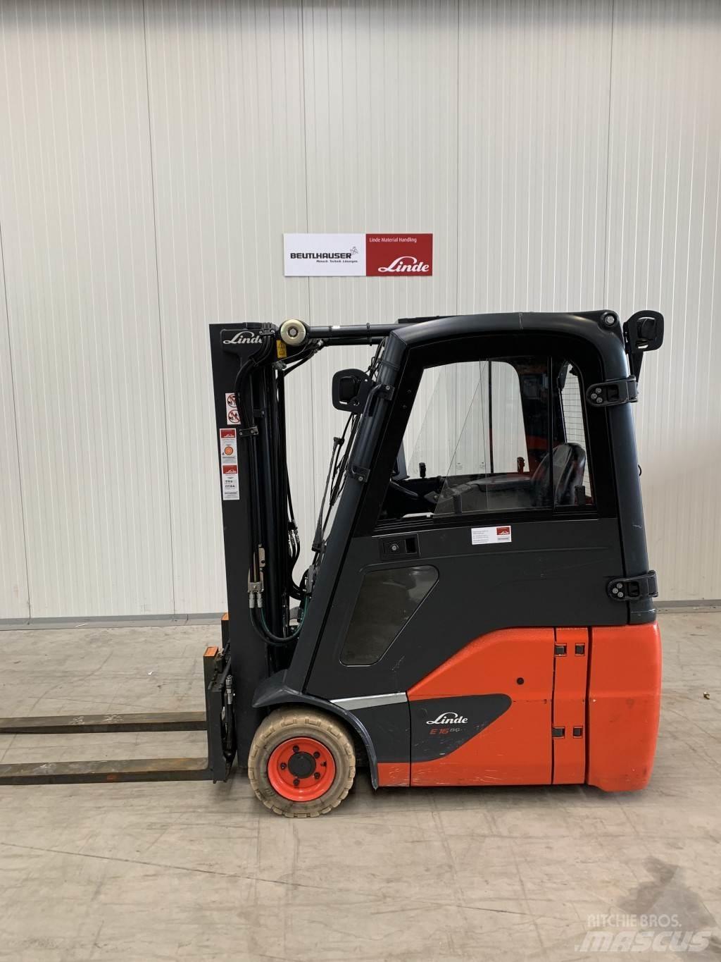 Linde E16C 電動堆高機