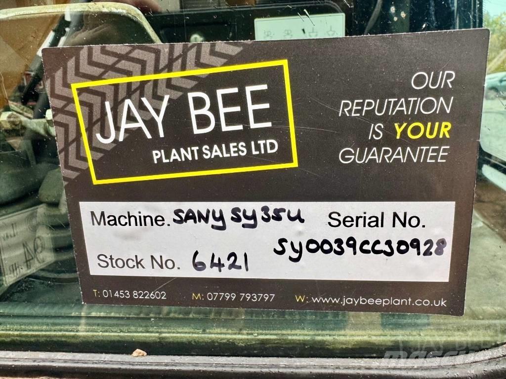 Sany SY 35 U 小型挖土機/掘鑿機<7t(小型挖掘機)