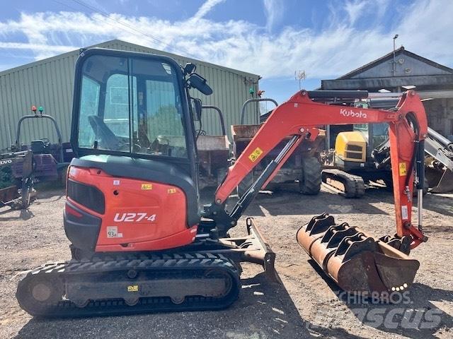 Kubota U 27-4 小型挖土機/掘鑿機<7t(小型挖掘機)