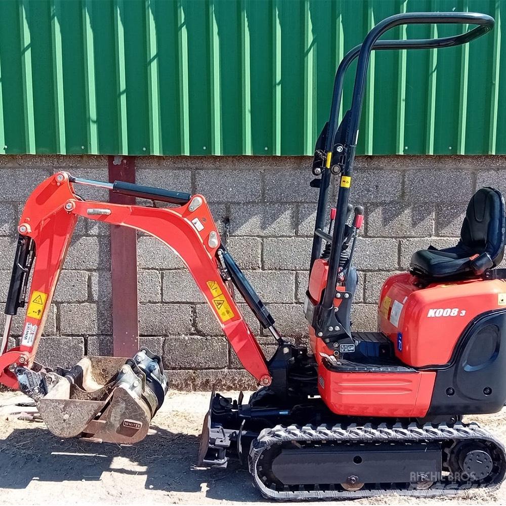 Kubota K008-3 小型挖土機/掘鑿機<7t(小型挖掘機)