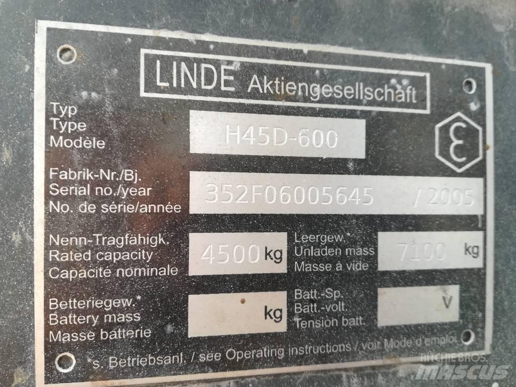 Linde H 45 D 600 柴油卡車