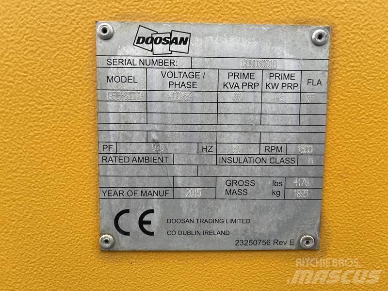 Doosan G 60 柴油發電機