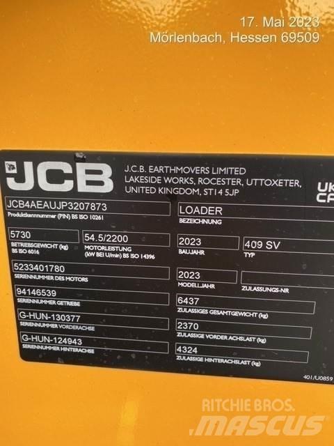 JCB 409 輪胎式裝載機