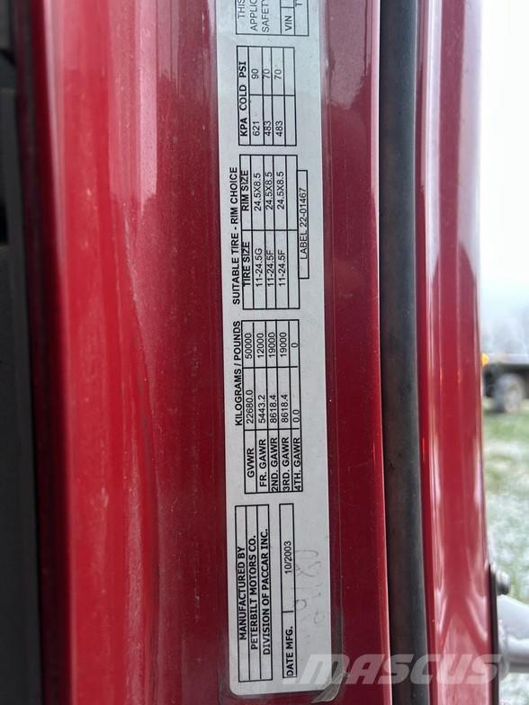 Peterbilt 387 曳引機組件