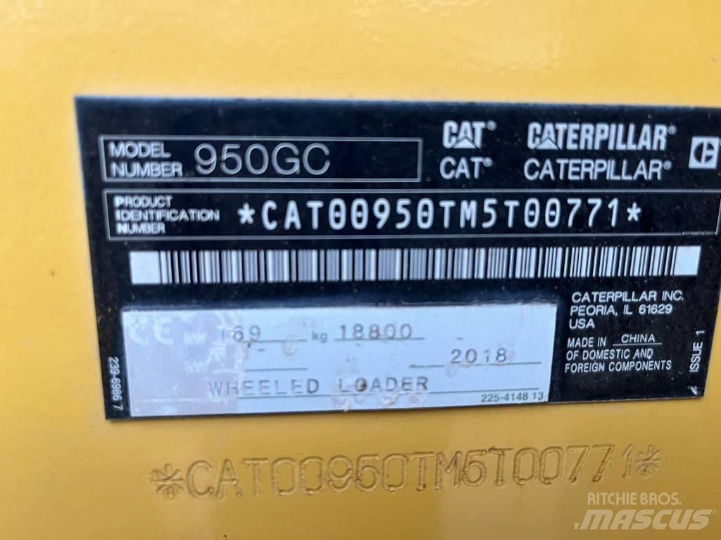 CAT 950GC 輪胎式裝載機