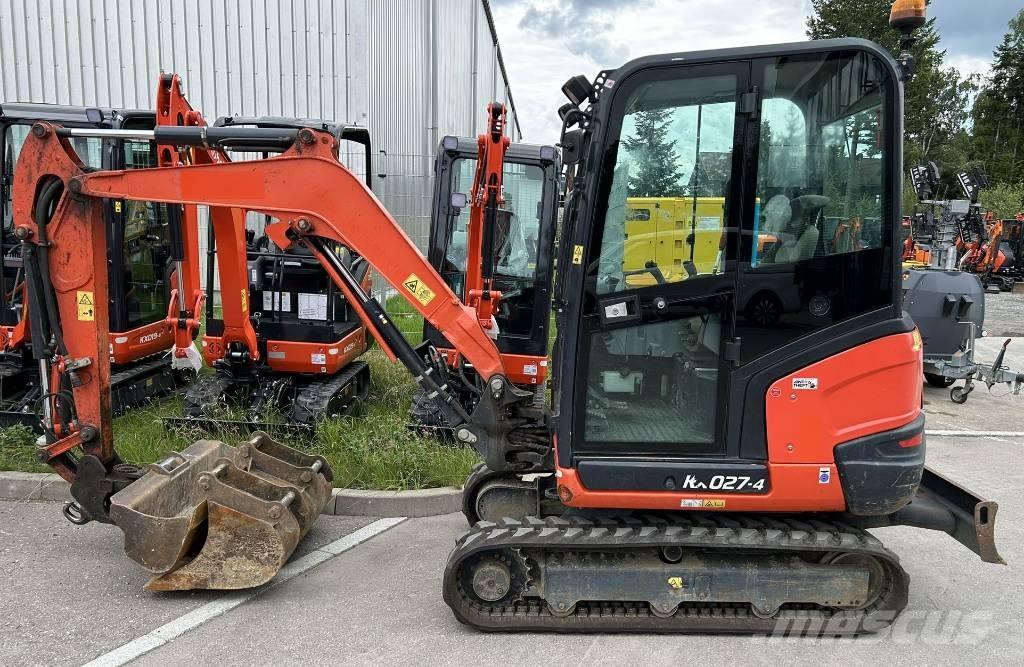 Kubota KX 027 小型挖土機/掘鑿機<7t(小型挖掘機)