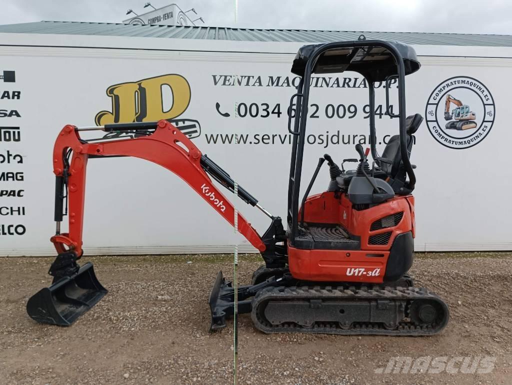 Kubota U 17-3A 小型挖土機/掘鑿機<7t(小型挖掘機)