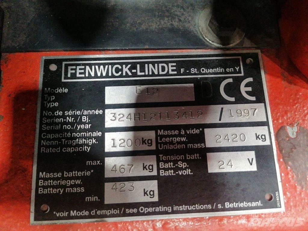 Linde E12 電動堆高機