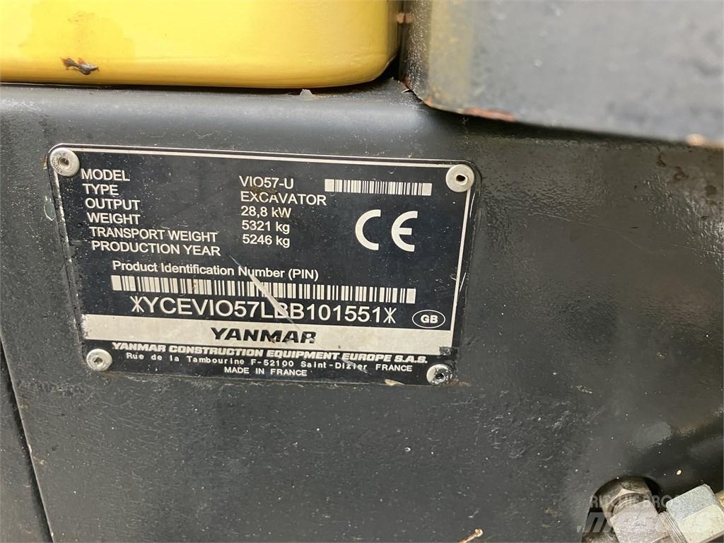 Yanmar Vio 57 U 小型挖土機/掘鑿機<7t(小型挖掘機)