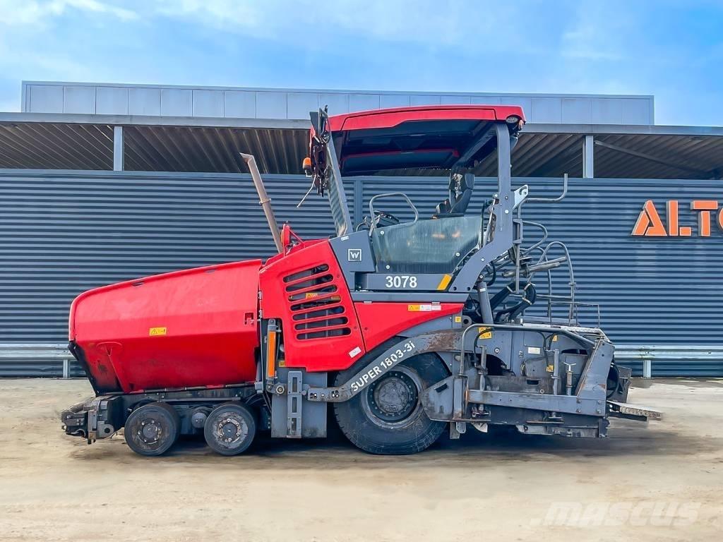 Vögele SUPER 1803-3I 瀝青攤舖機/鋪路機