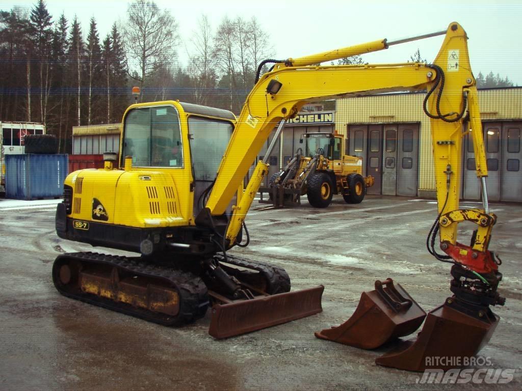 Hyundai Robex 55-7 小型挖土機/掘鑿機<7t(小型挖掘機)