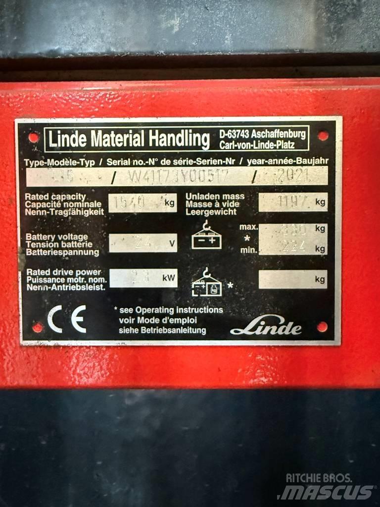 Linde L16APi/1173 行走控制式堆積機