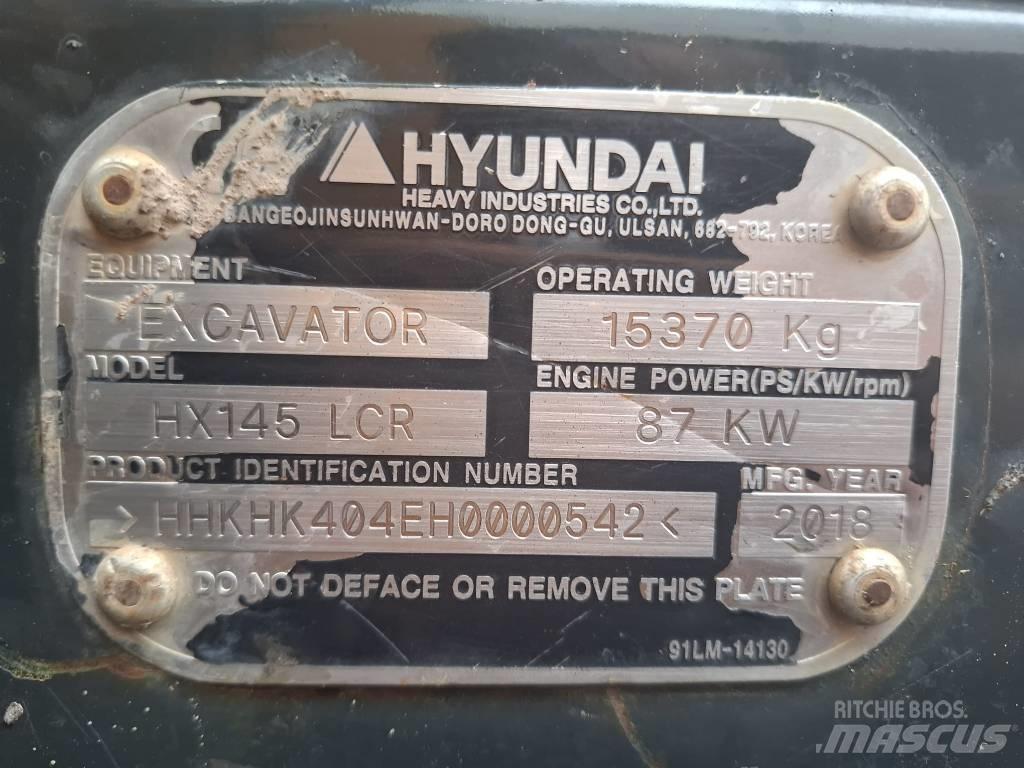 Hyundai HX 145 LCR 履帶式 挖土機/掘鑿機/挖掘機