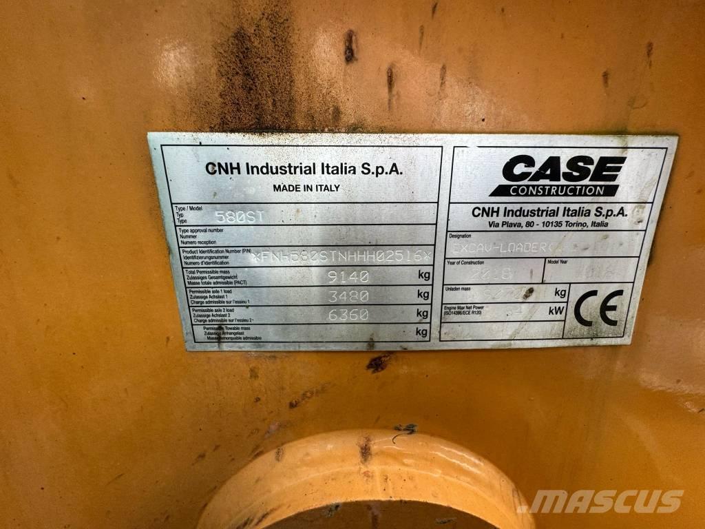 CASE 580 ST 反鏟裝載機