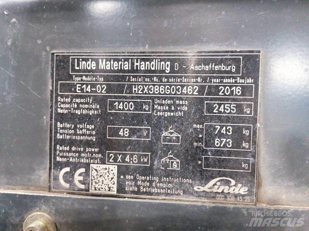 Linde E14-02 電動堆高機