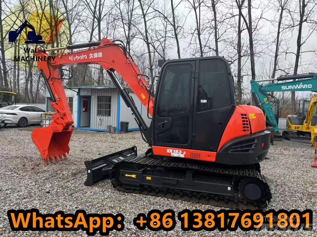 Kubota KX 183 小型挖土機/掘鑿機<7t(小型挖掘機)