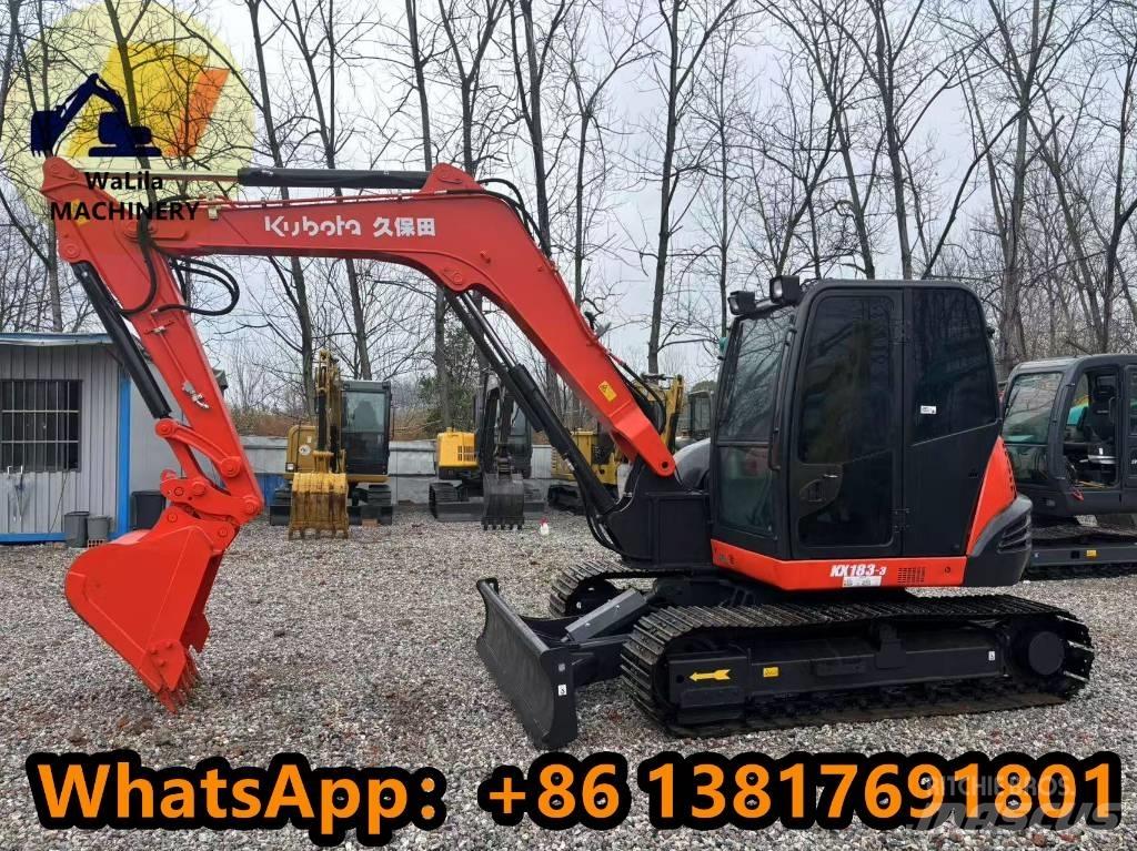 Kubota KX 183 小型挖土機/掘鑿機<7t(小型挖掘機)