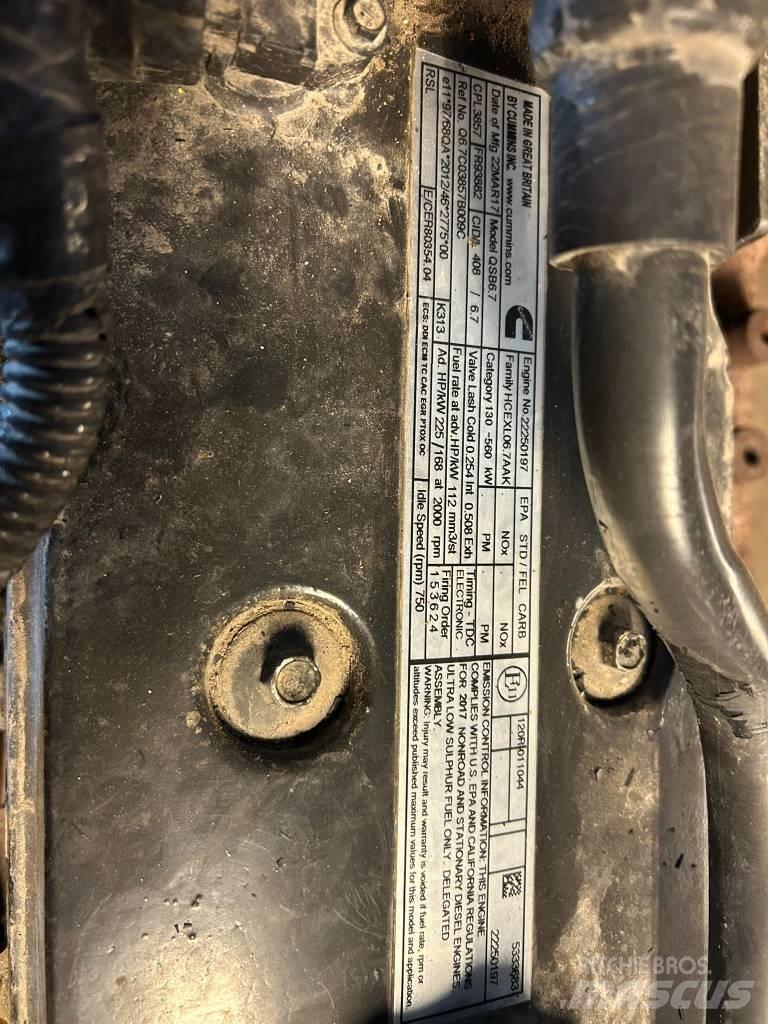 Cummins QSB 6.7 廢棄物/工業用操作車