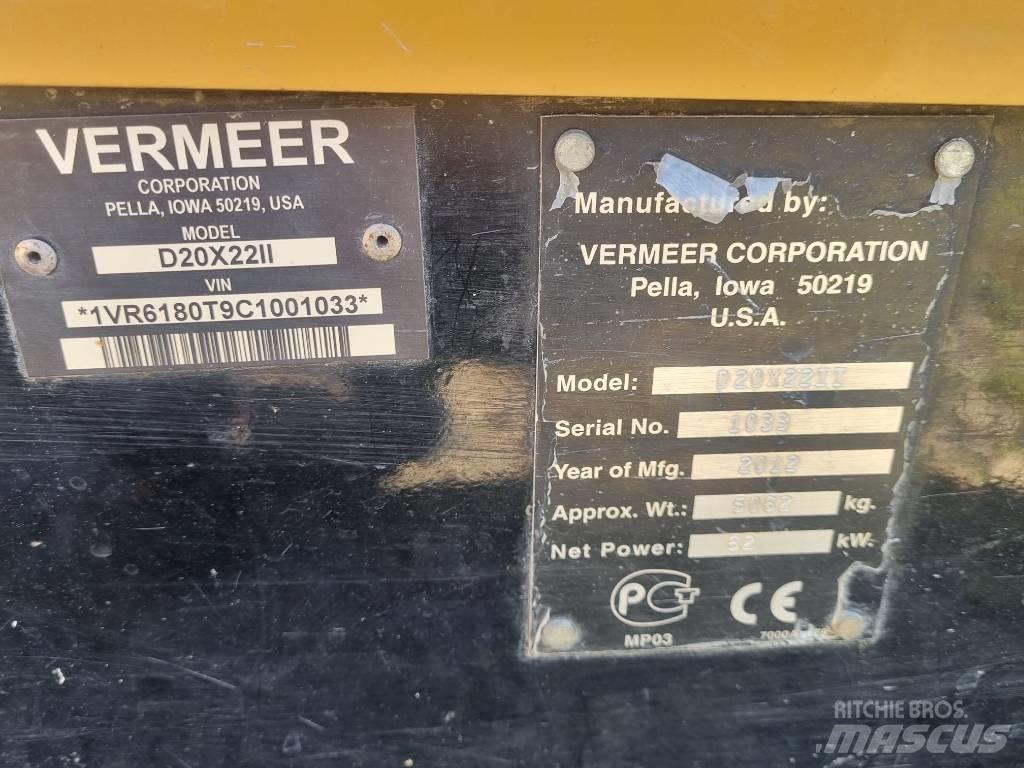 Vermeer D20x22II 水平/臥式定向鑽機設備