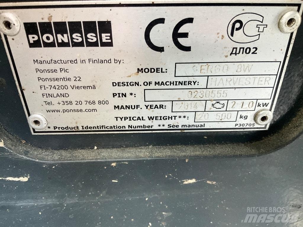 Ponsse Ergo 8W 收穫機
