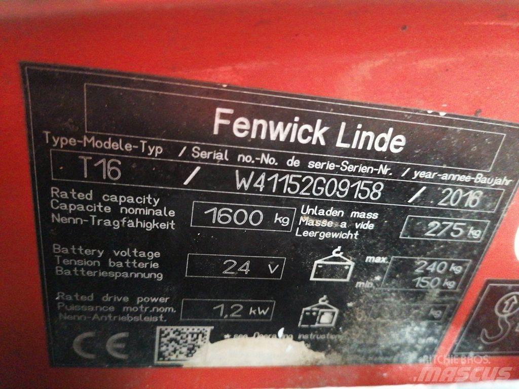 Linde T16 低架升降機