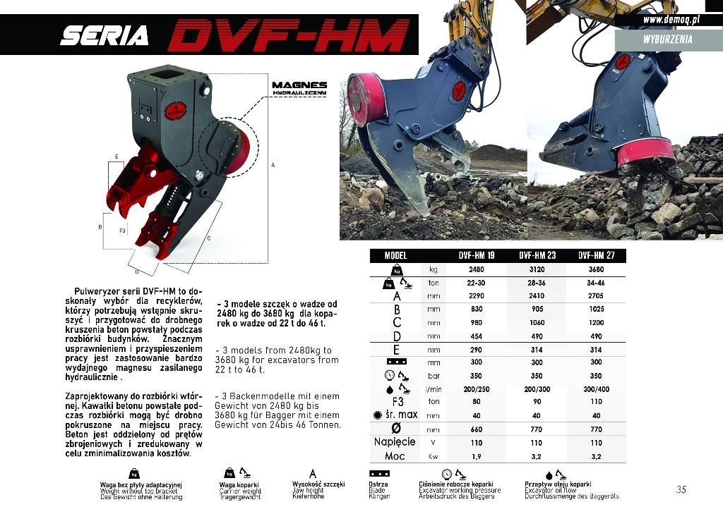  DEMOQ DVF23-HM 工程軋碎機(壓碎機)