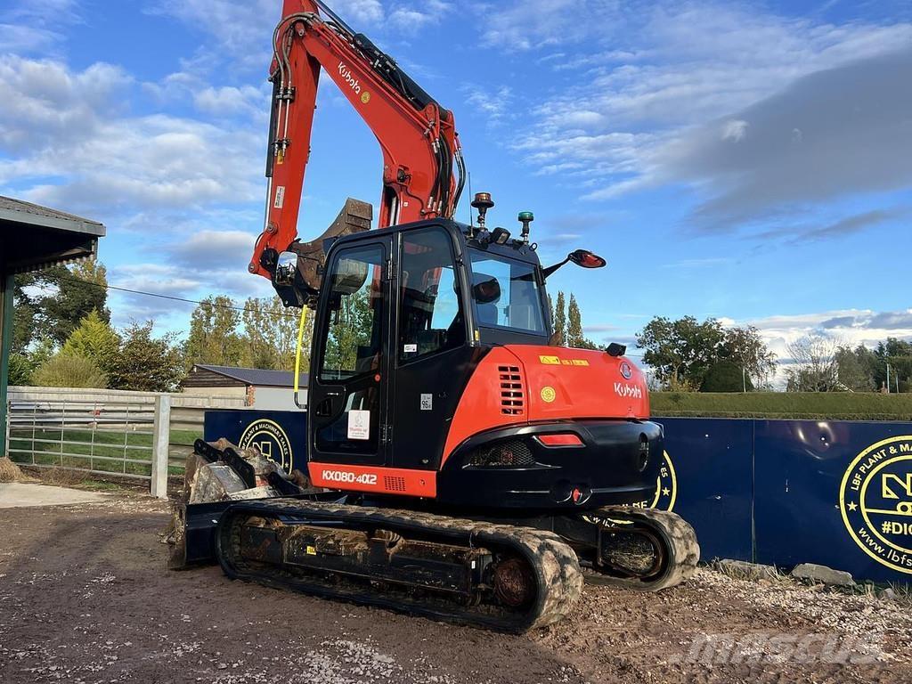 Kubota KX080-4a2 特殊挖土機/掘鑿機/挖掘機