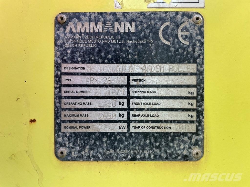Ammann ARX 26 雙輪滾壓機