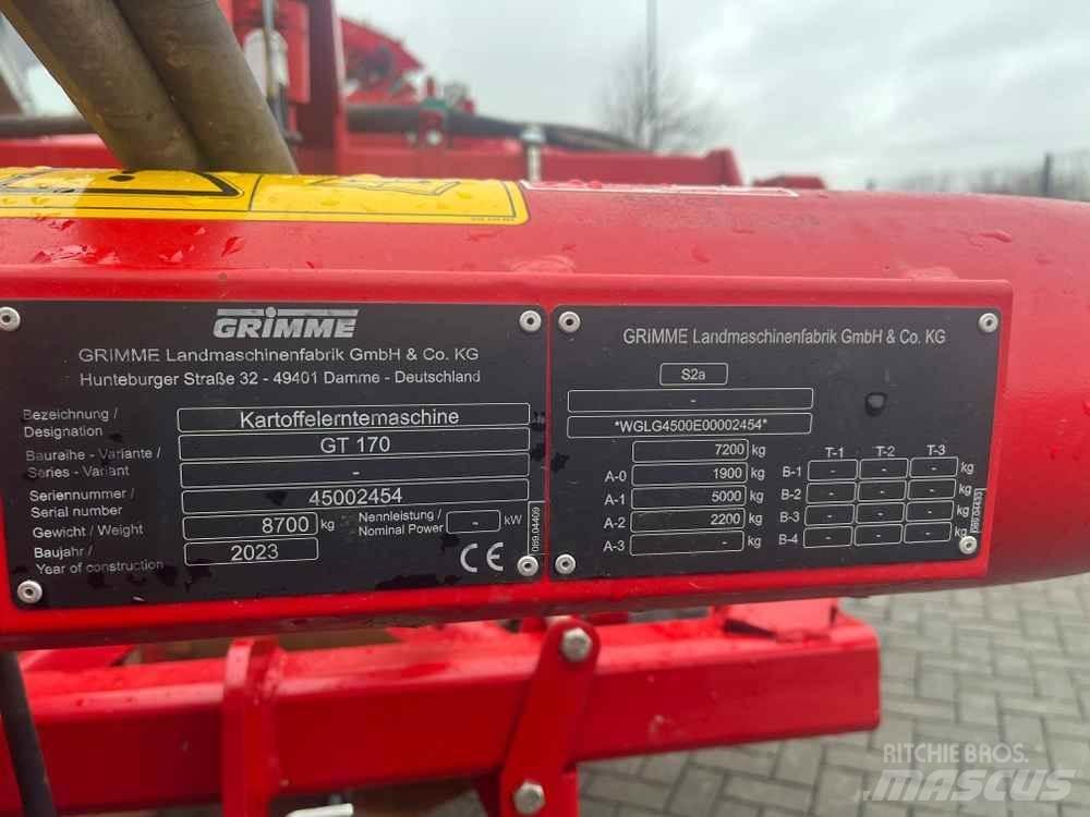 Grimme GT 170 馬鈴薯收穫機和挖掘機