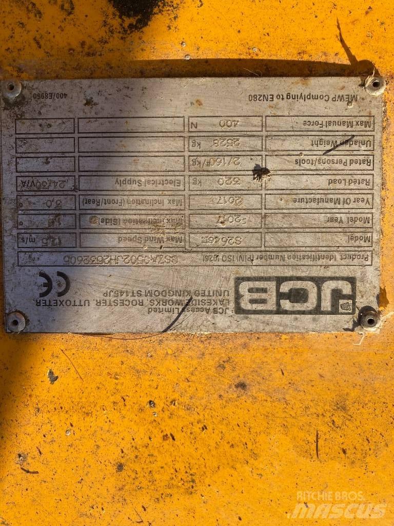 JCB S 2646 E 剪式升降機