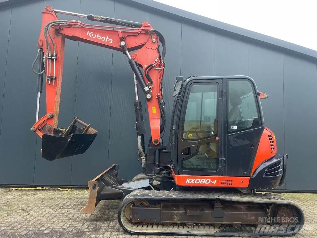 Kubota Kx080-4 中型挖土機/掘鑿機/挖掘機 7t-12t