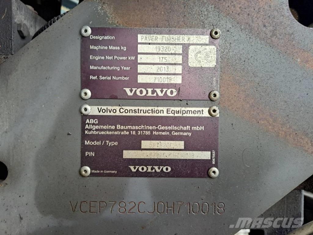 Volvo P 7820 D ABG 瀝青攤舖機/鋪路機