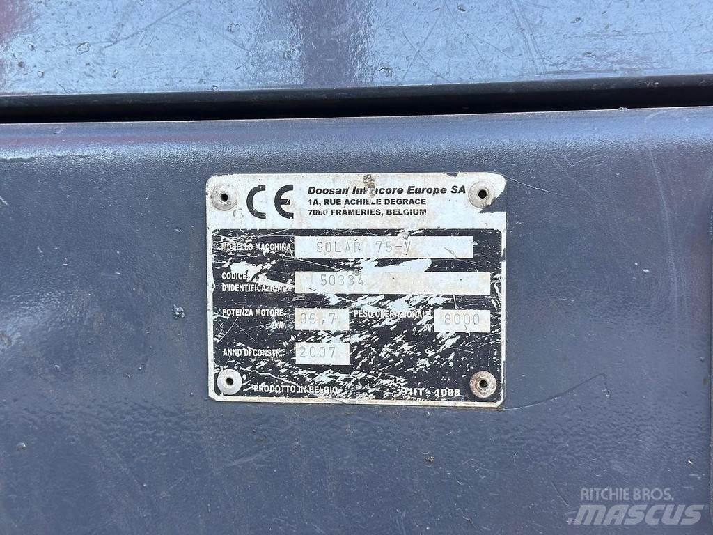 Doosan SOLAR 75V 特殊挖土機/掘鑿機/挖掘機