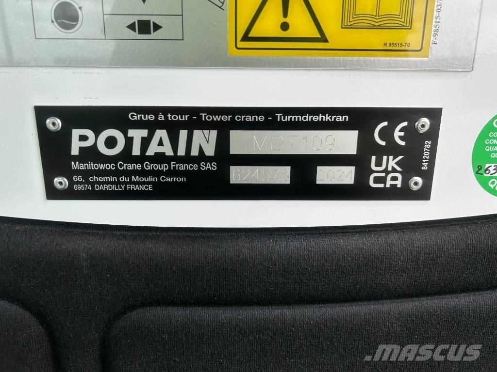 Potain MDT109 塔式起重機