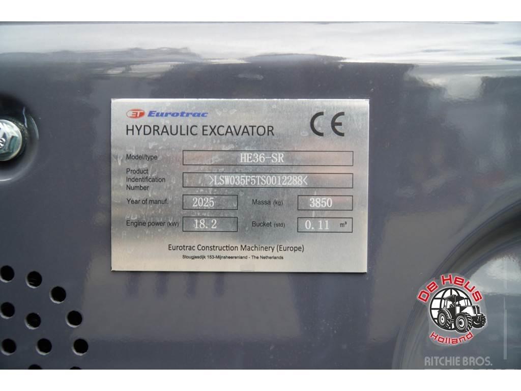 Eurotrac HE36SR 特殊挖土機/掘鑿機/挖掘機