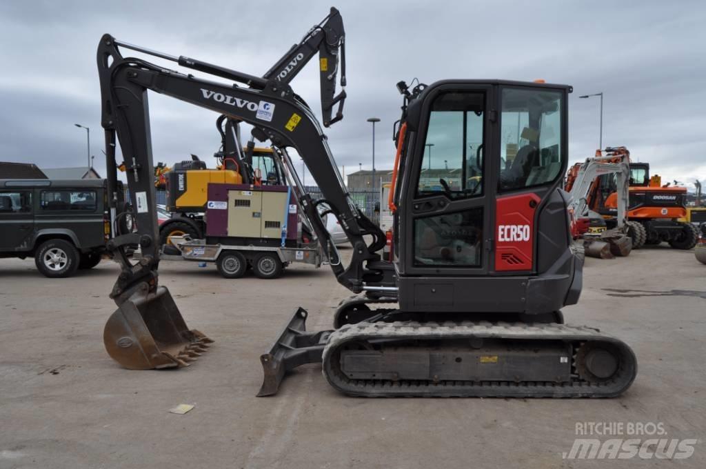 Volvo ECR50F 小型挖土機/掘鑿機<7t(小型挖掘機)