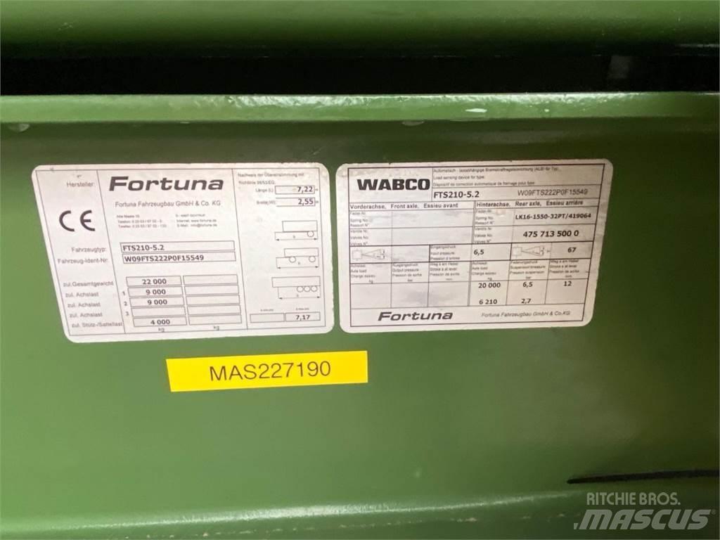 Fortuna FTS 210 傾卸式拖車