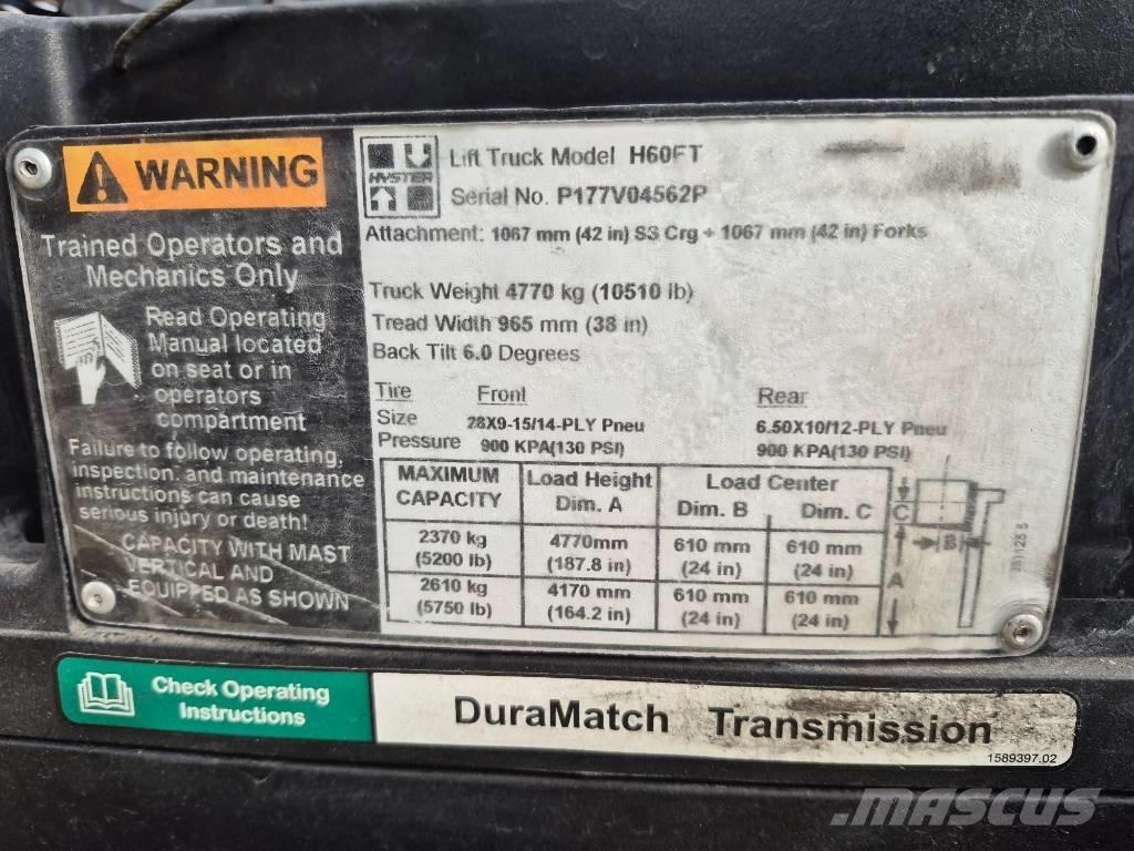 Hyster H 60 FT 堆高機(叉車)-其他